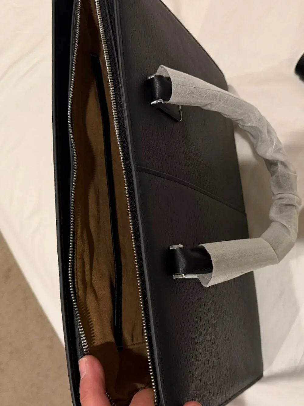 WOW NEW PRADA BRIEFCASE WITH COA